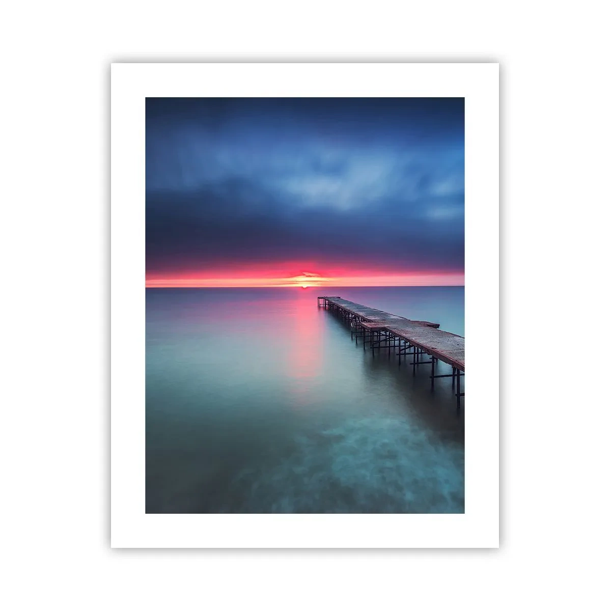 Plakat - Mellem himmel og jord - 40x50 cm