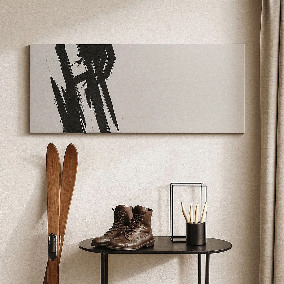 Lærredstryk - Billede på lærred - Ustoppeligt momentum - 100x40 cm