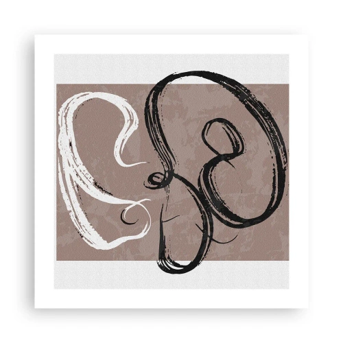 Plakat - Komposition - en søgen efter fuldstændighed - 50x50 cm