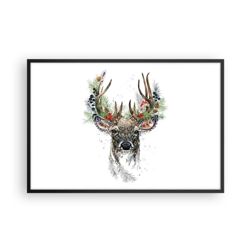 Plakat i sort ramme - I festlig påklædning - 91x61 cm