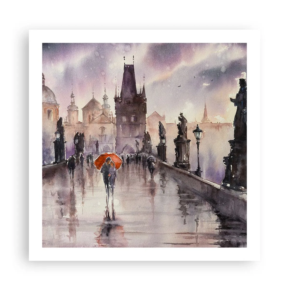 Plakat - Folk forandrer sig ikke - 60x60 cm