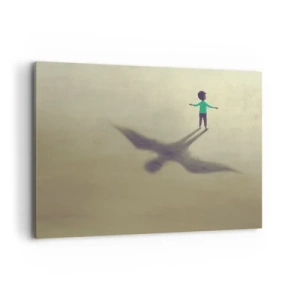 Lærredstryk - Billede på lærred - Fremtidens helt - 100x70 cm