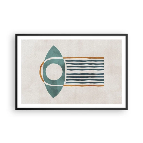 Plakat i sort ramme - Tegn og ritualer - 91x61 cm