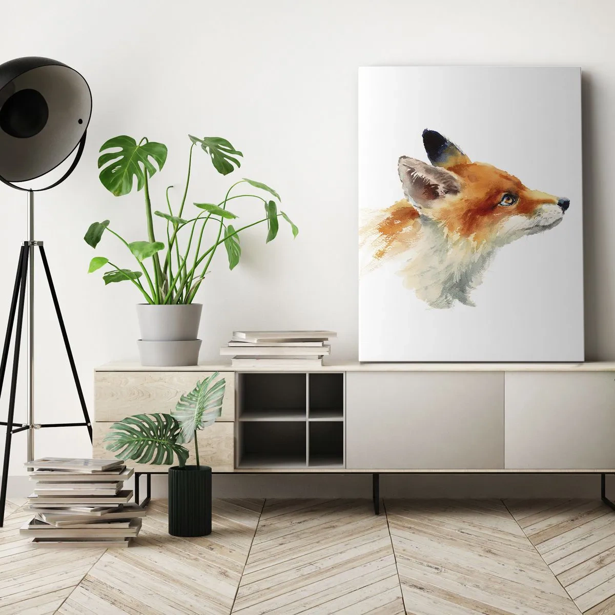 Lærredstryk - Billede på lærred - Man kan aldrig være for forsigtig - 70x100 cm