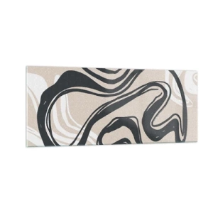 Billede på glas - Multipliceret udtryk - 100x40 cm