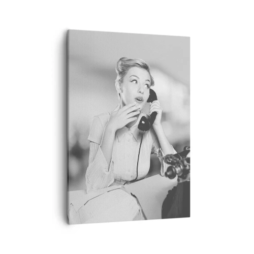 Lærredstryk - Billede på lærred - Hej, vi er i 1950'erne. - 50x70 cm