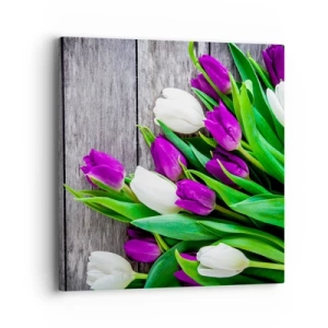 Lærredstryk - Billede på lærred - På dagen for forårsfesten - 40x40 cm
