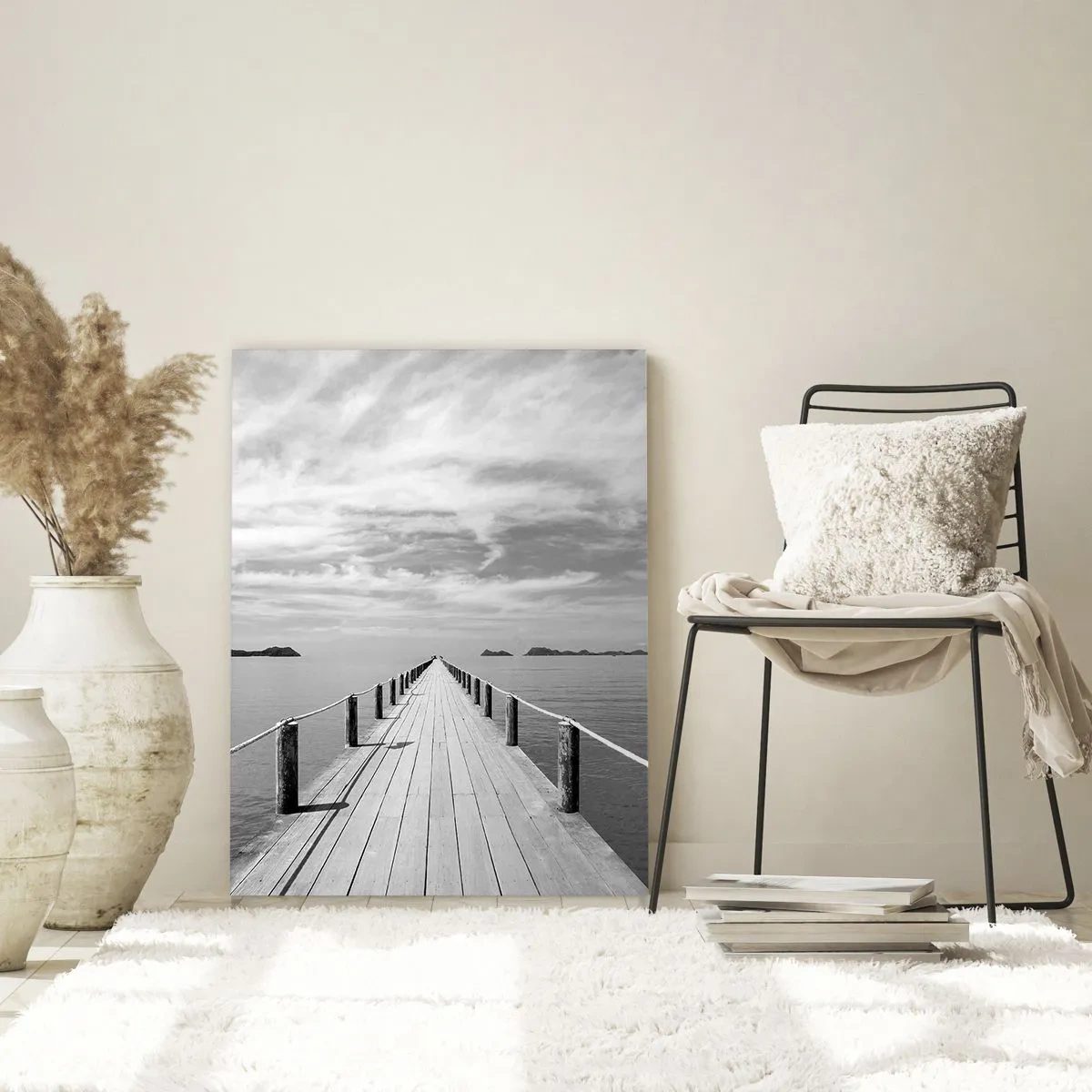 Billede på glas - Eller måske en rejse... - 80x120 cm