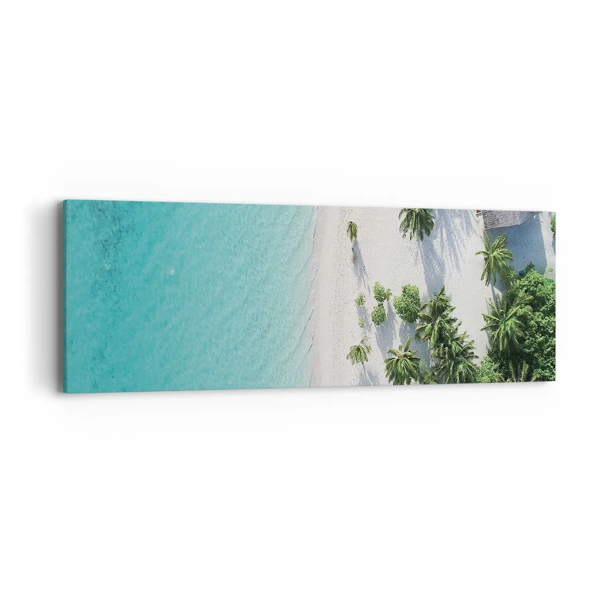 Lærredstryk - Billede på lærred - Ferie i paradis - 90x30 cm