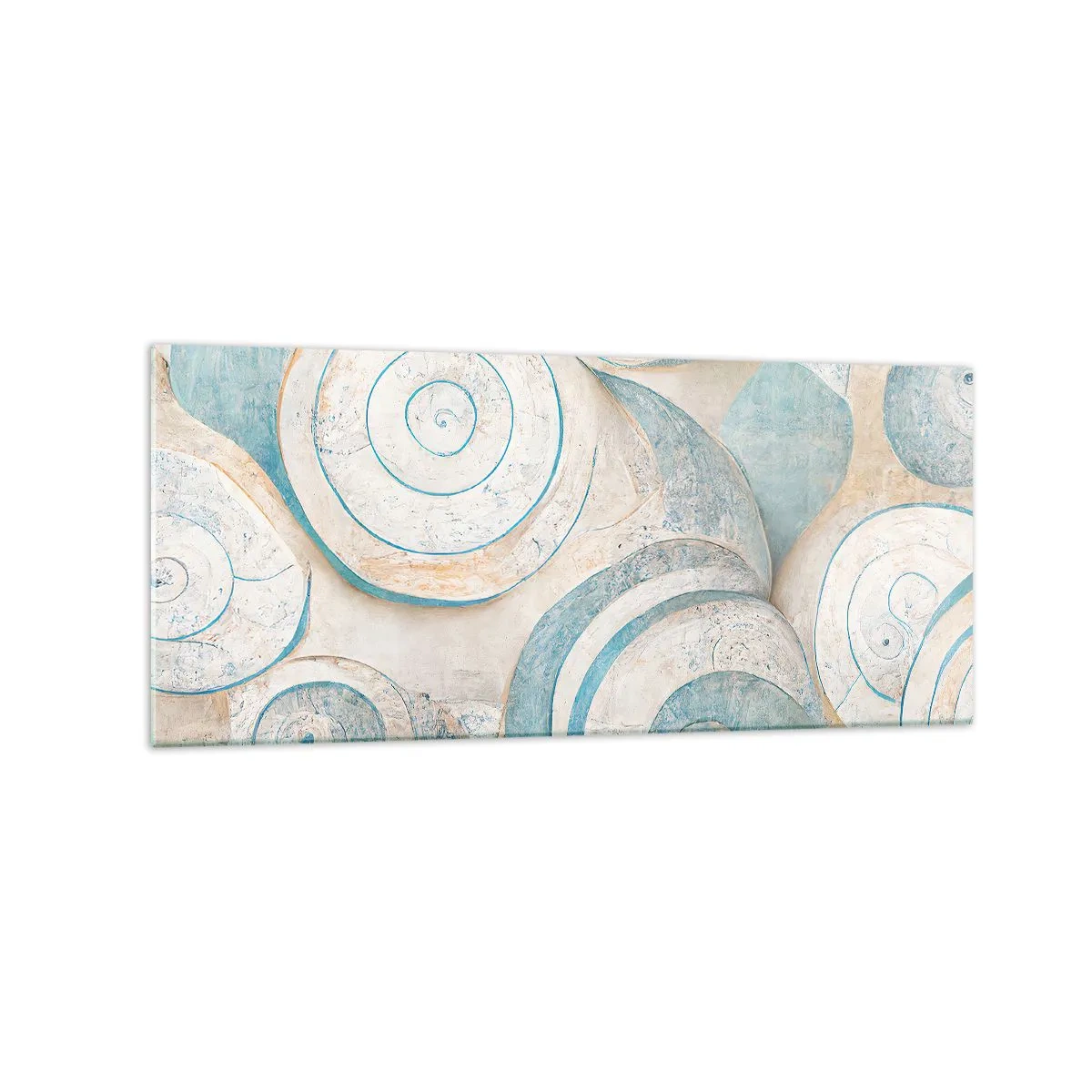 Billede på glas - Hvad gemmer skallen på? - 120x50 cm