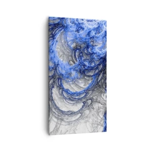 Lærredstryk - Billede på lærred - En bølges fødsel - 55x100 cm