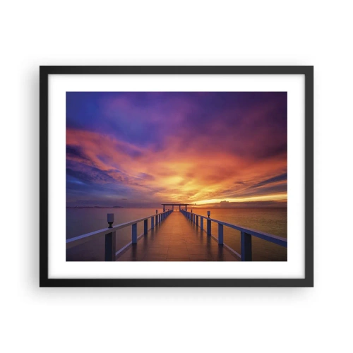 Plakat i sort ramme - Uden ende - 50x40 cm