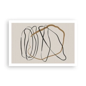 Plakat - Komposition - dans i besiddelse - 91x61 cm