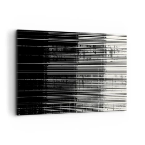 Lærredstryk - Billede på lærred - Bølger og vibrationer - 100x70 cm
