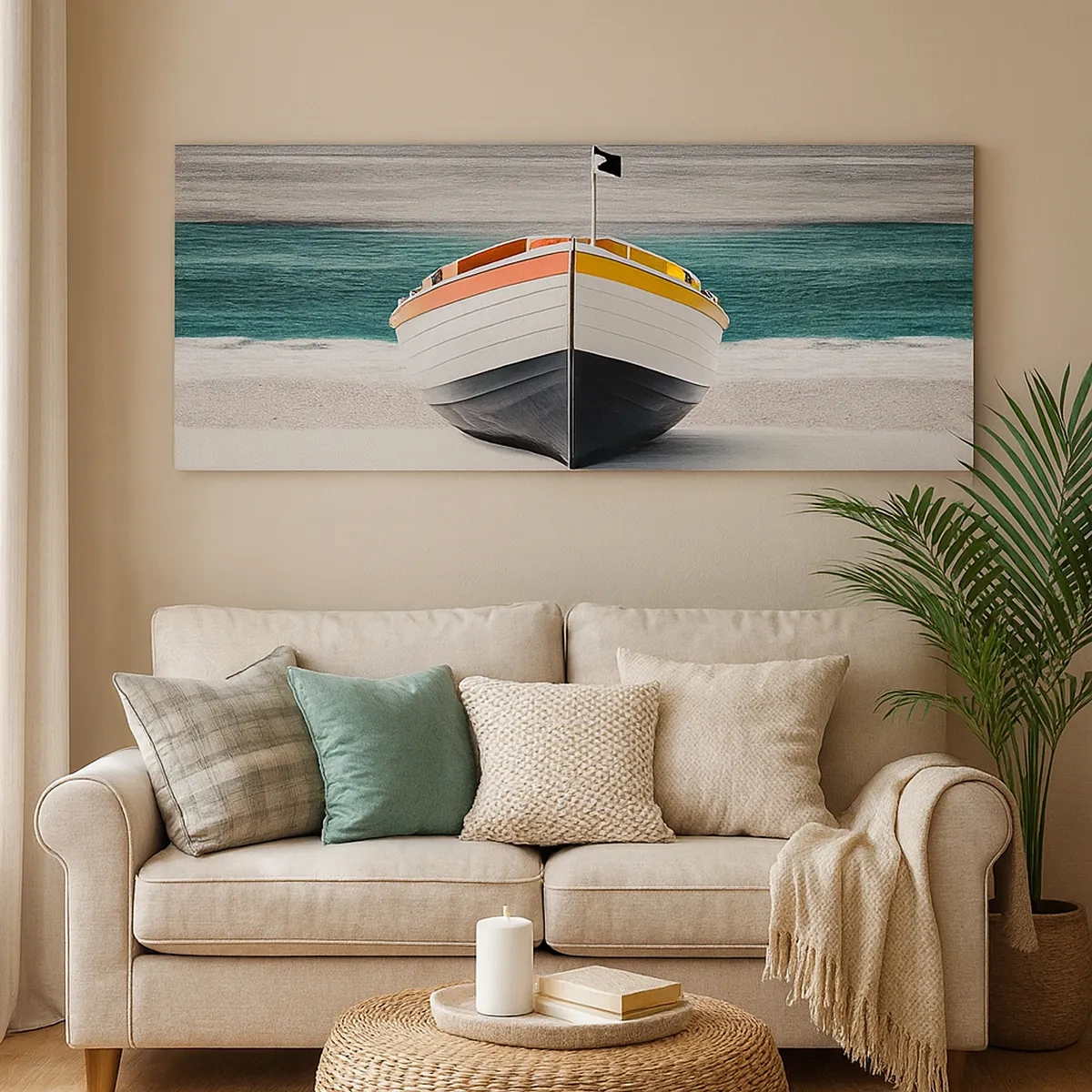 Lærredstryk - Billede på lærred - På sin plads - 30x30 cm