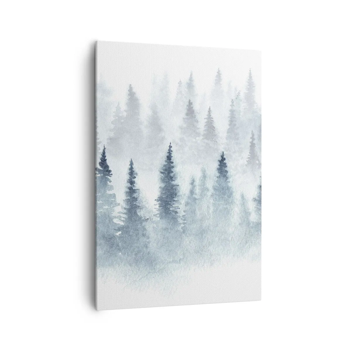 Lærredstryk - Billede på lærred - Indhyllet i tåge - 70x100 cm