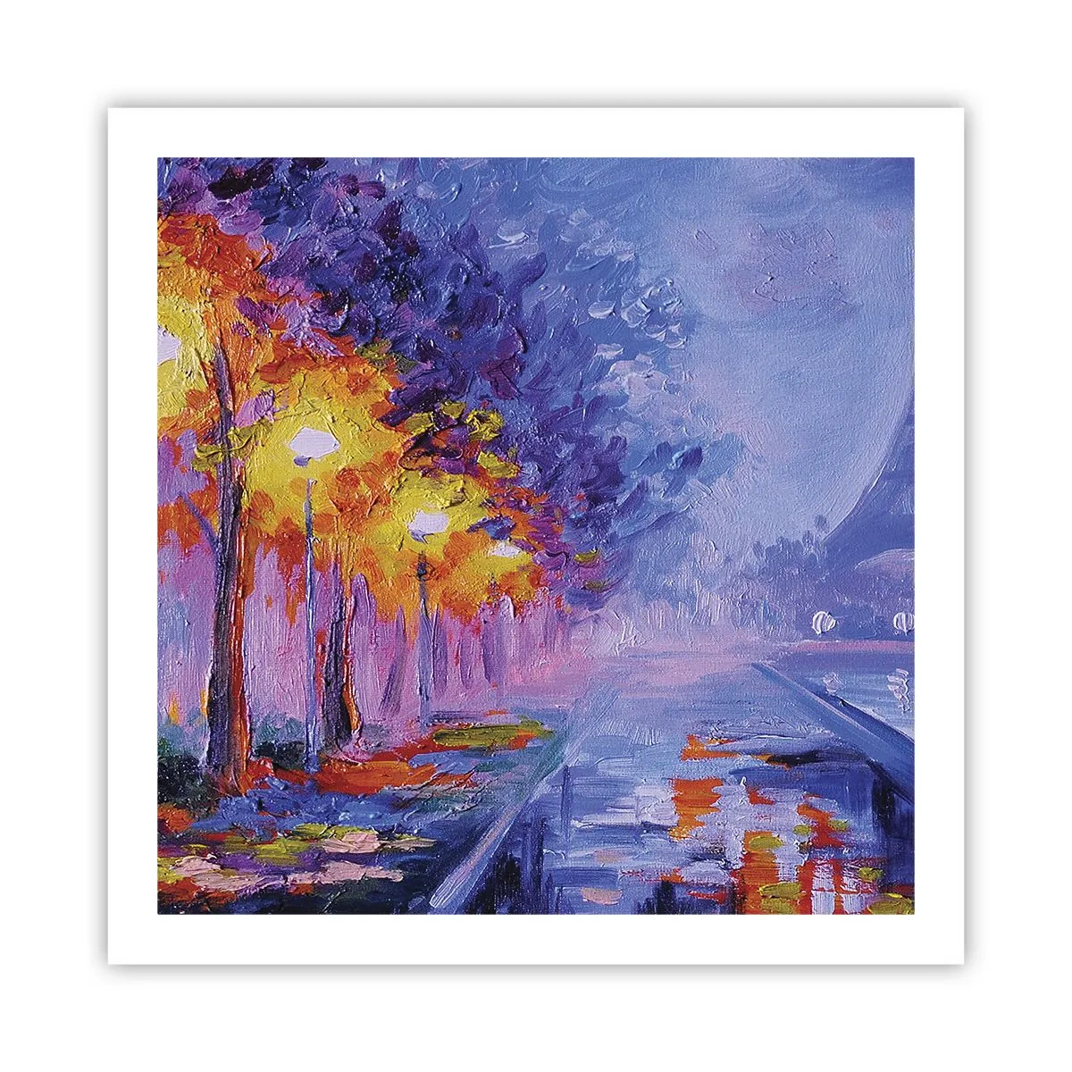 Plakat - En drømmevandring - 60x60 cm