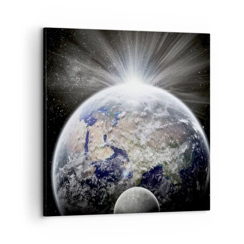 Lærredstryk - Billede på lærred - I fuldt blus - 60x60 cm