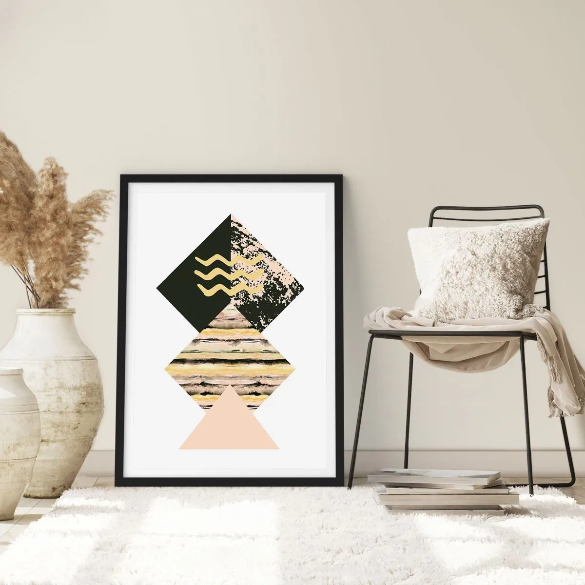 Plakat i sort ramme - Ikke så simpelt - 30x40 cm