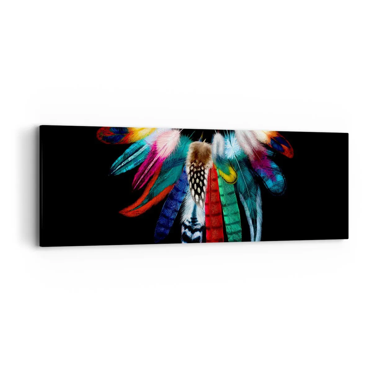 Lærredstryk - Billede på lærred - Indisk halskæde - 90x30 cm