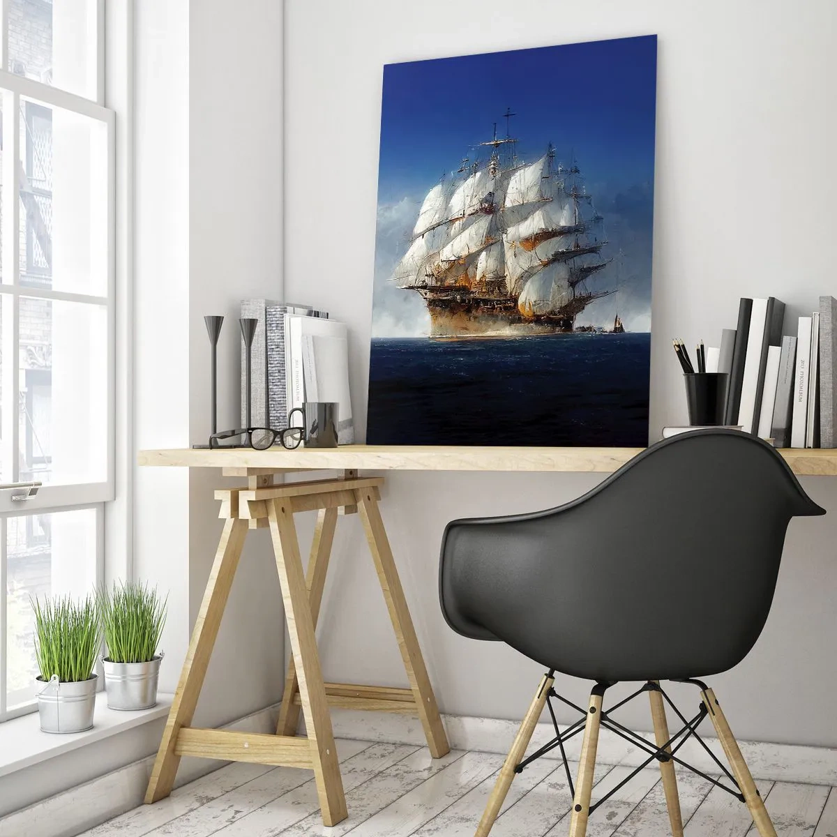Billede på glas - Den store herlighed! - 50x70 cm