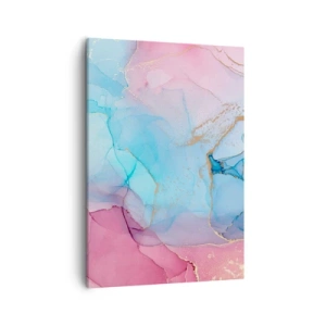 Lærredstryk - Billede på lærred - Møde og gennemtrængning - 50x70 cm