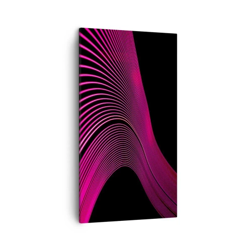 Lærredstryk - Billede på lærred - En allé af lys - 45x80 cm