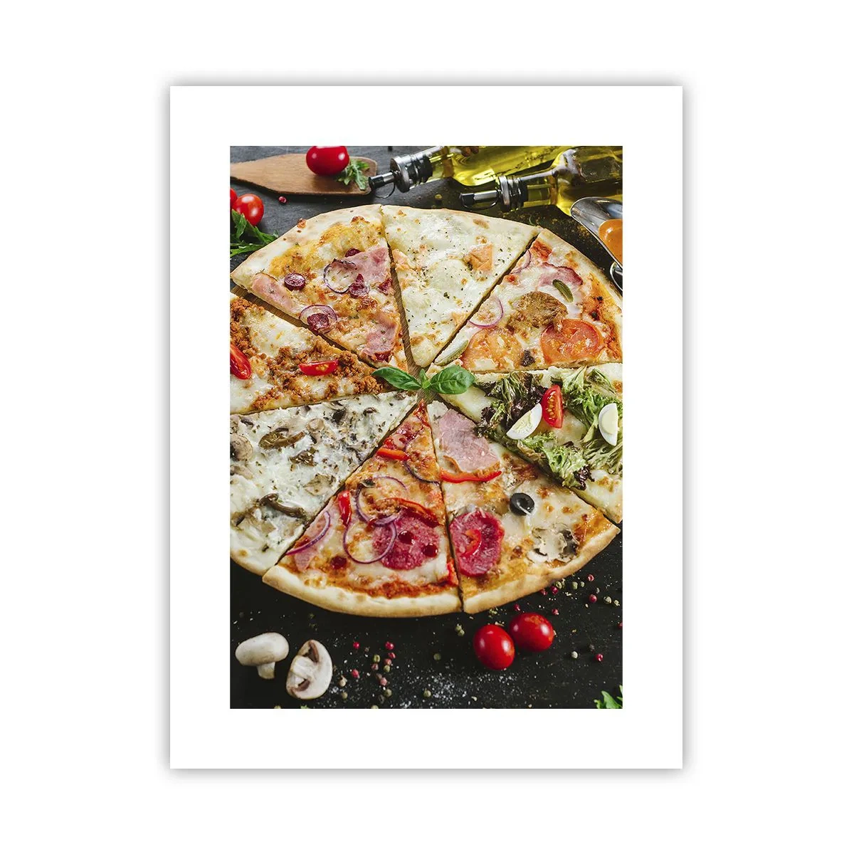 Plakat - Et udvalg af smagsvarianter - 30x40 cm