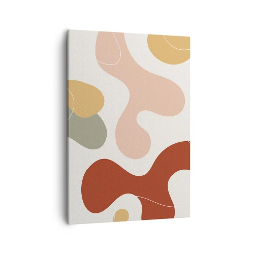 Lærredstryk - Billede på lærred - Es eller flores? - 50x70 cm