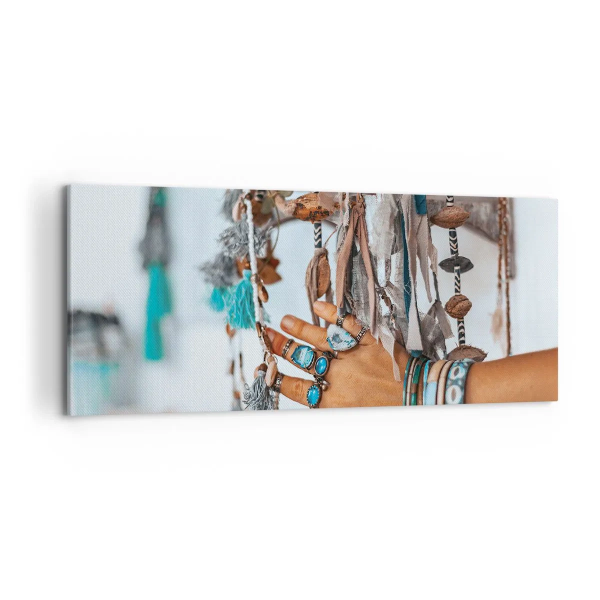 Lærredstryk - Billede på lærred - Lokale skatte - 120x50 cm