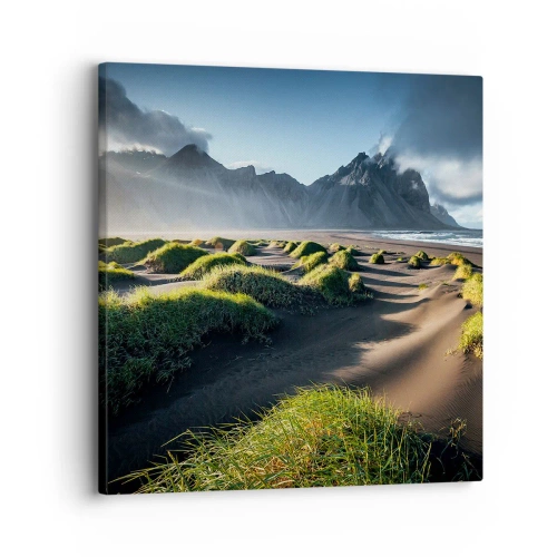 Lærredstryk - Billede på lærred - Harmoni mellem elementerne - 30x30 cm