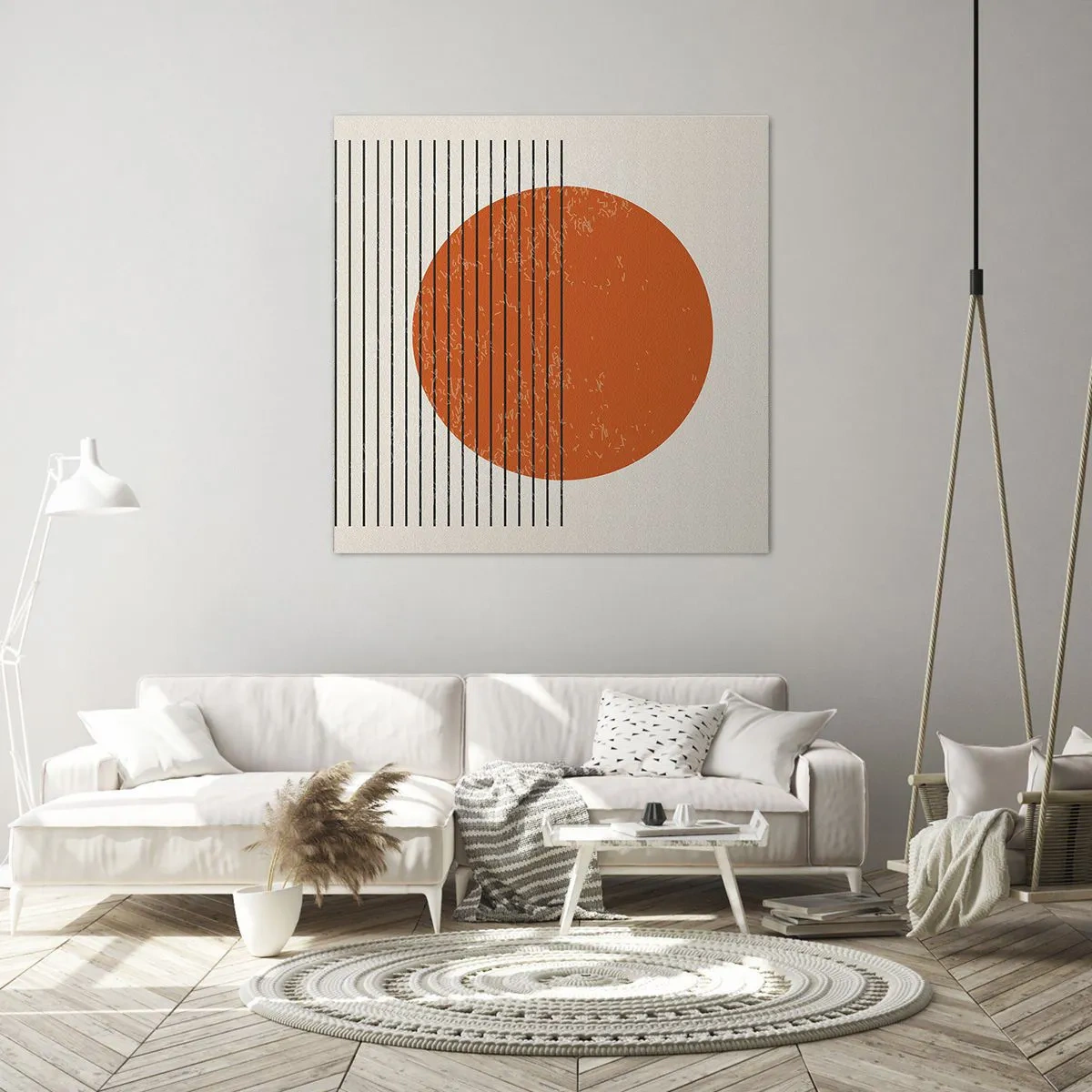 Lærredstryk - Billede på lærred - Altid solen - 50x50 cm