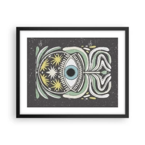 Plakat i sort ramme - Stammeritualer - 50x40 cm