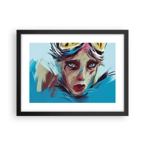 Plakat i sort ramme - Vejkriger - 40x30 cm