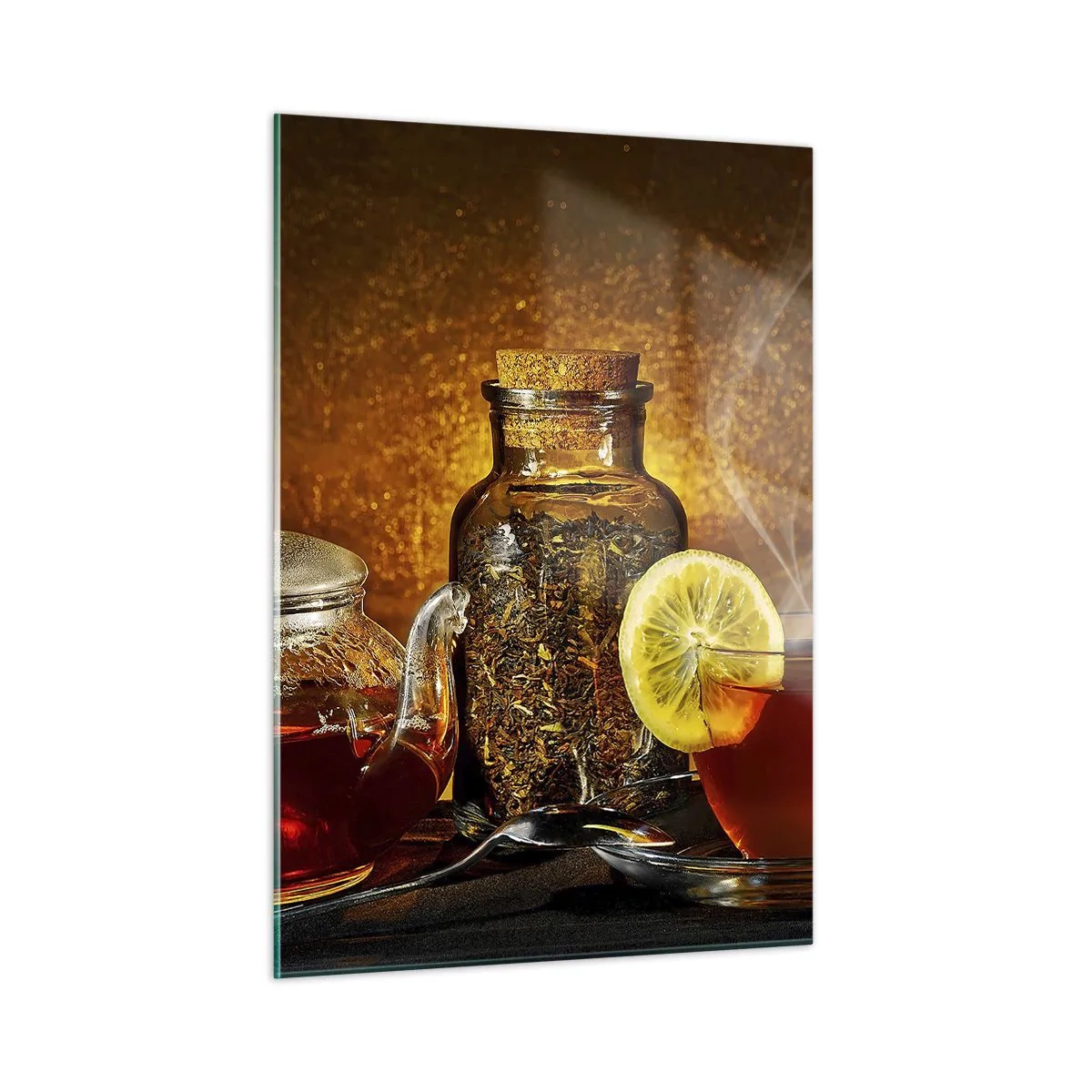Billede på glas - I stil med de hollandske mestre - 50x70 cm