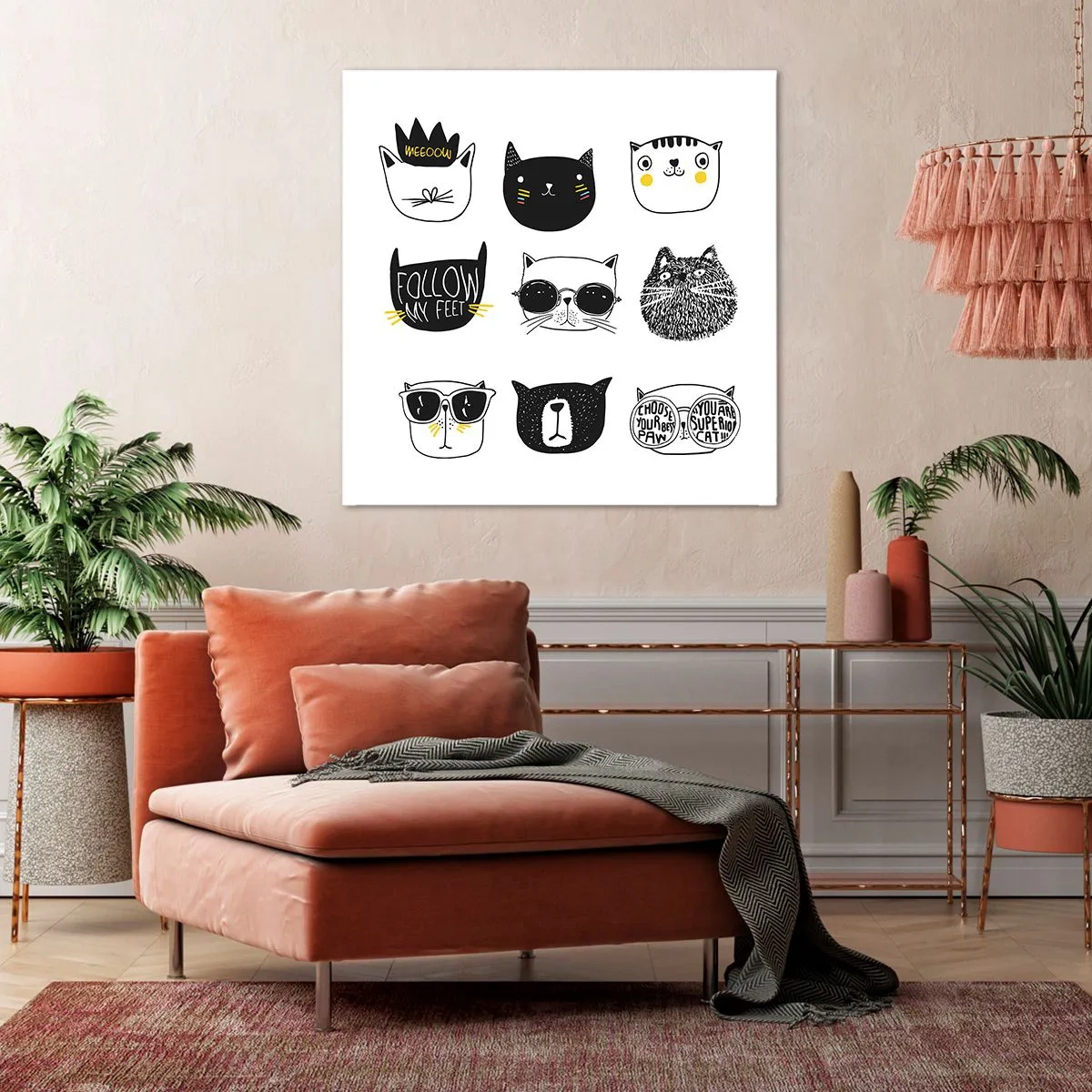 Lærredstryk - Billede på lærred - Alle andre - 40x40 cm