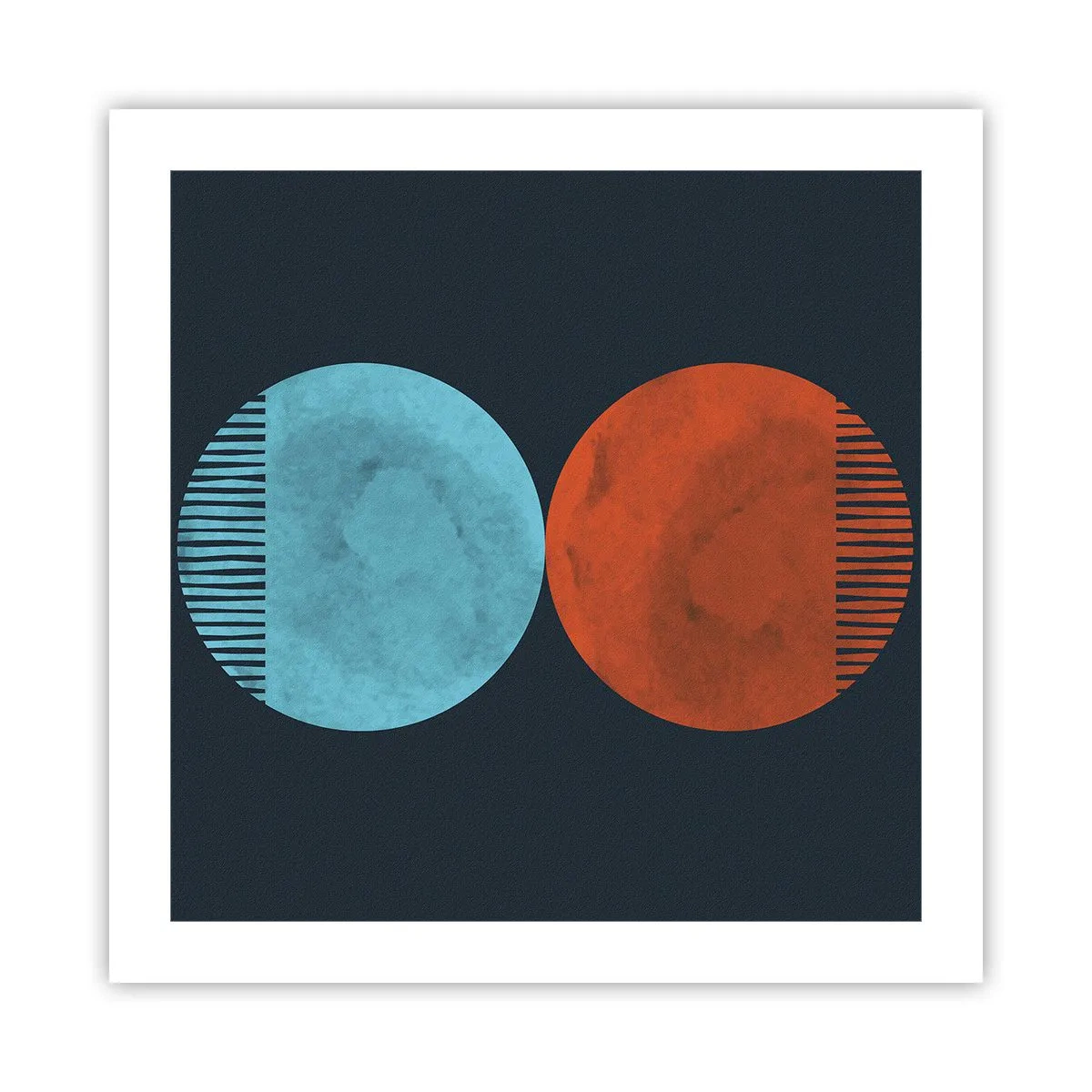 Plakat - Kun geometri? - 50x50 cm