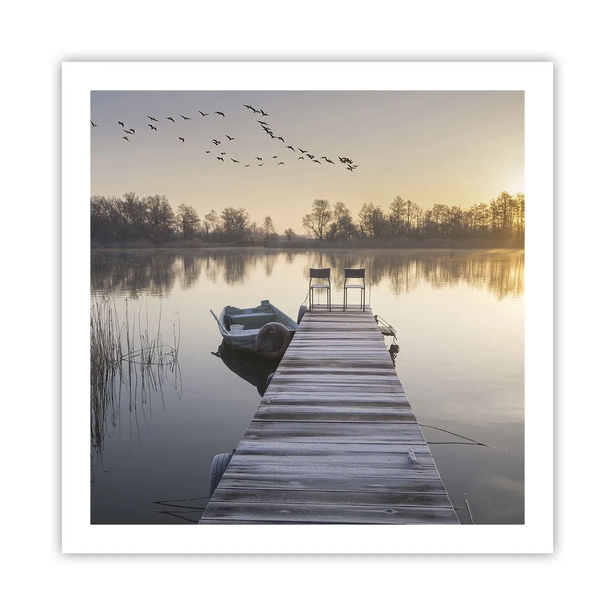 Plakat - Jeg kommer tilbage om et stykke tid - 60x60 cm