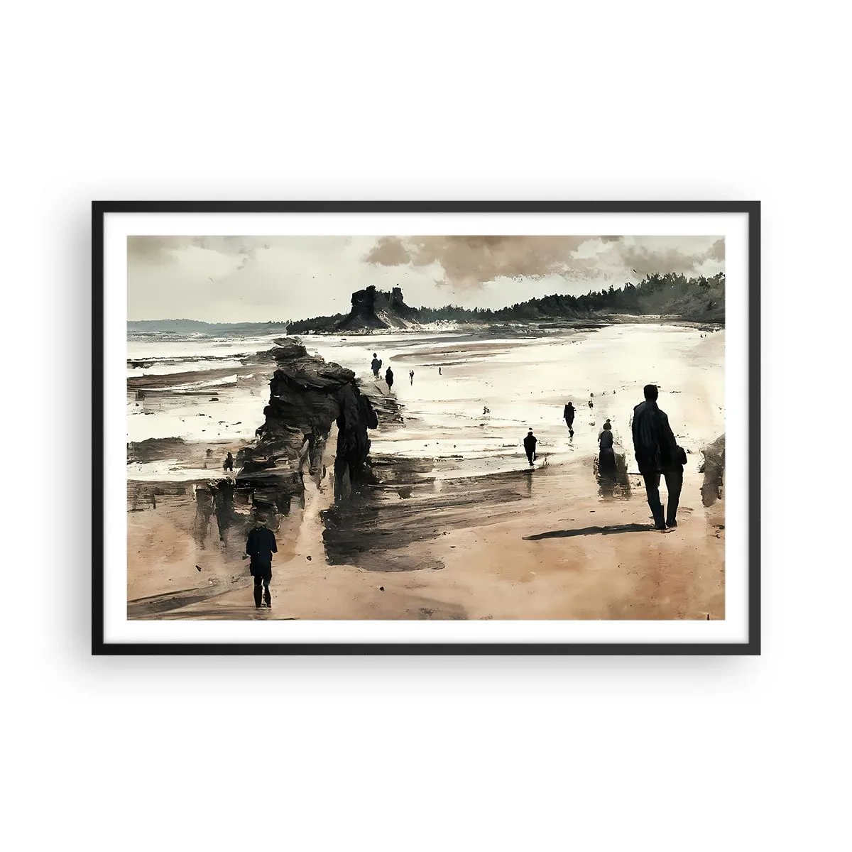 Plakat i sort ramme - Indkaldt - 91x61 cm