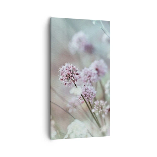 Lærredstryk - Billede på lærred - Søde filigranurter - 55x100 cm