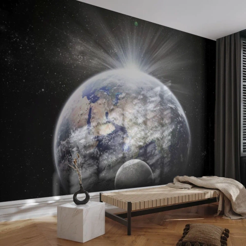 Fototapet Premium Canvas - I fuldt blus - Astronomi, Kosmos, Galaxy - 200x140 cm