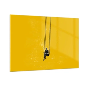 Billede på glas - En dag som alle andre - 100x70 cm