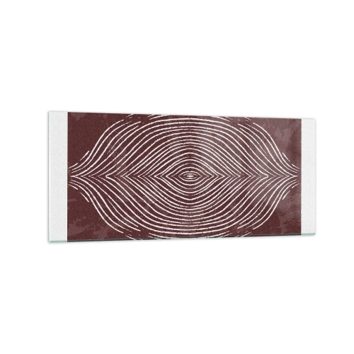 Billede på glas - Rummet taler - 120x50 cm