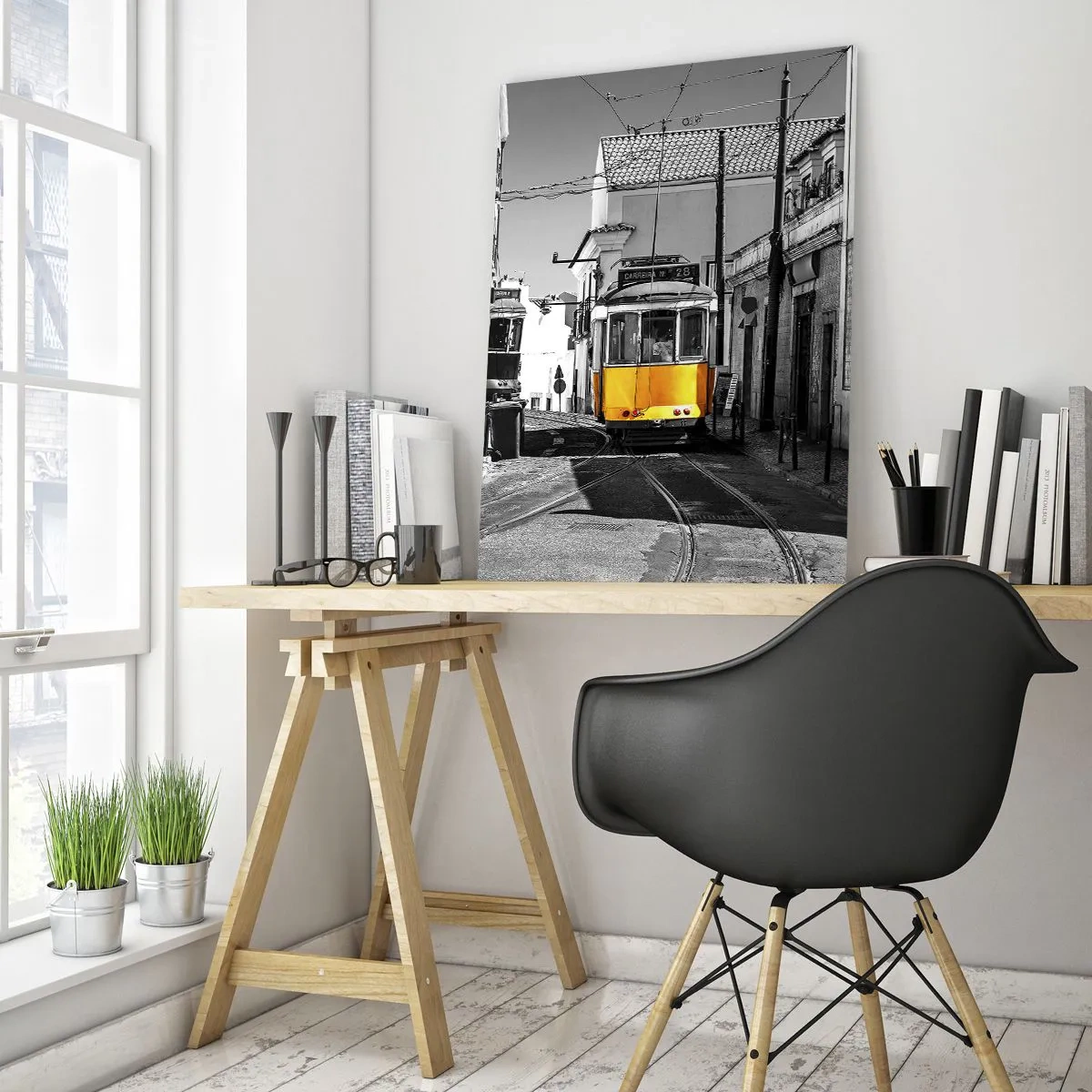 Billede på glas - Lissabons ånd - 50x70 cm
