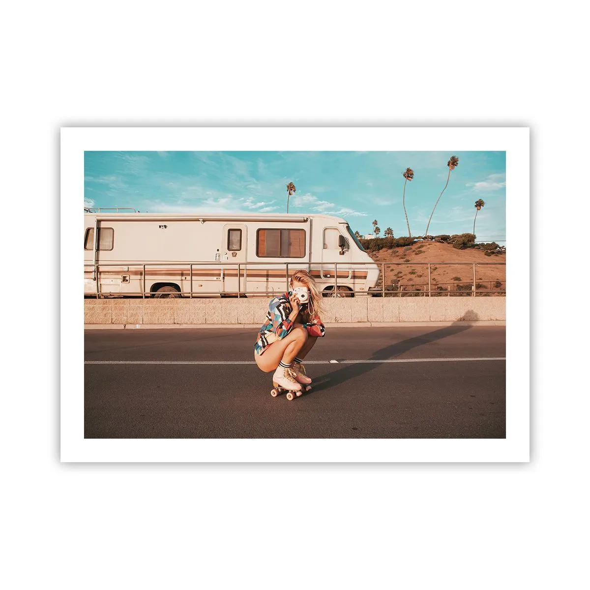 Plakat - Smil, tak! - 70x50 cm