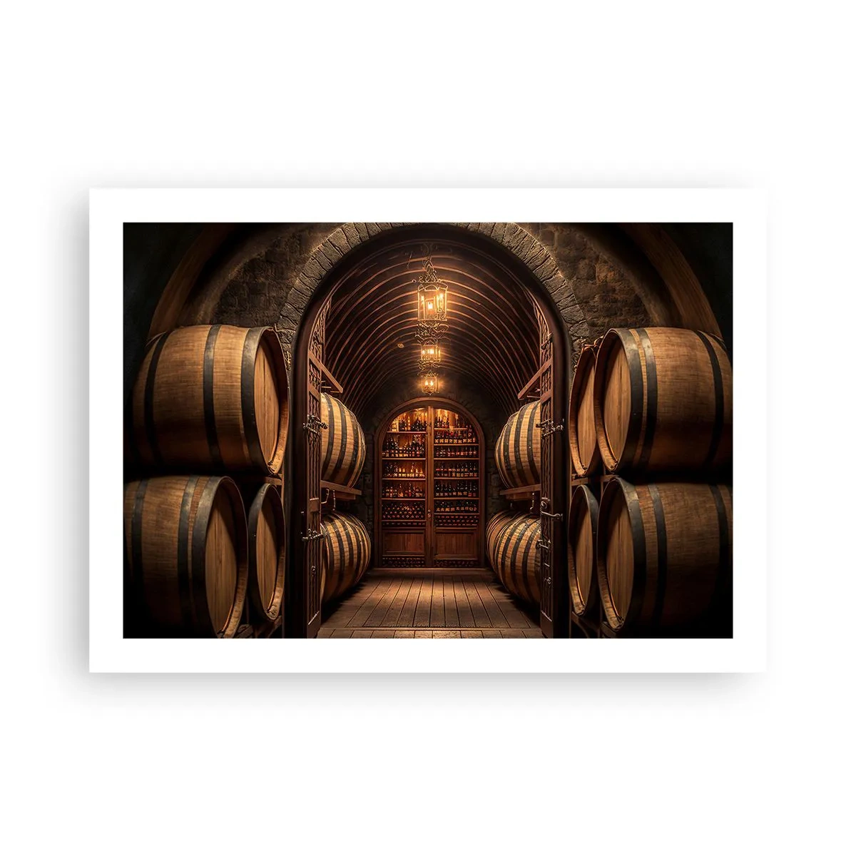 Plakat - Atmosfærisk kælder - 70x50 cm