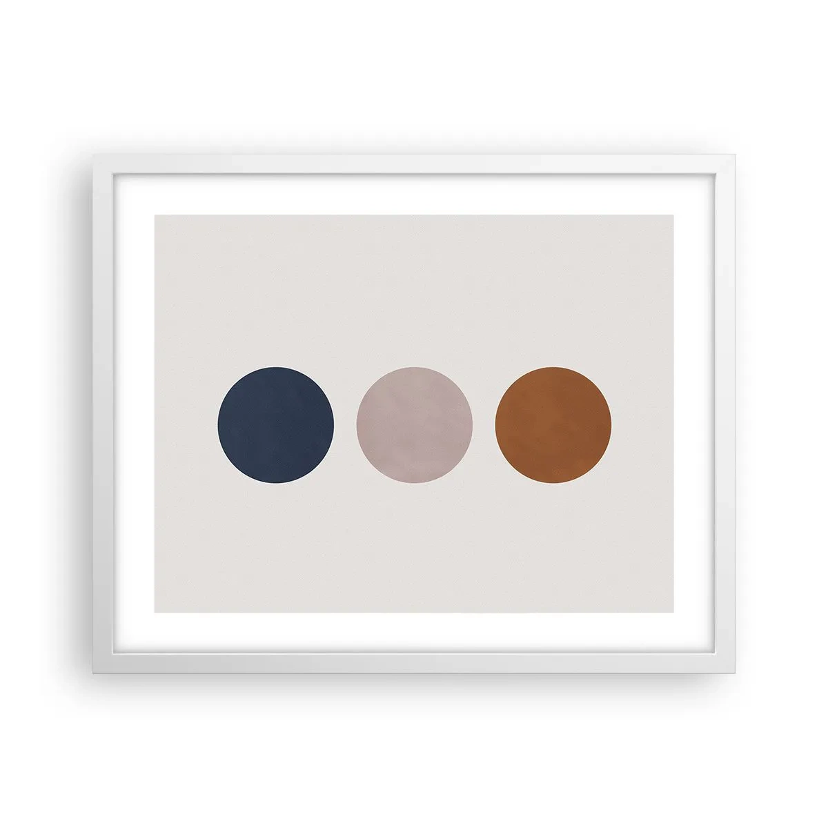 Plakat i hvid ramme - Et symbol på perfektion - 50x40 cm