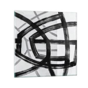 Billede på glas - Opbygning af dybde - 70x70 cm