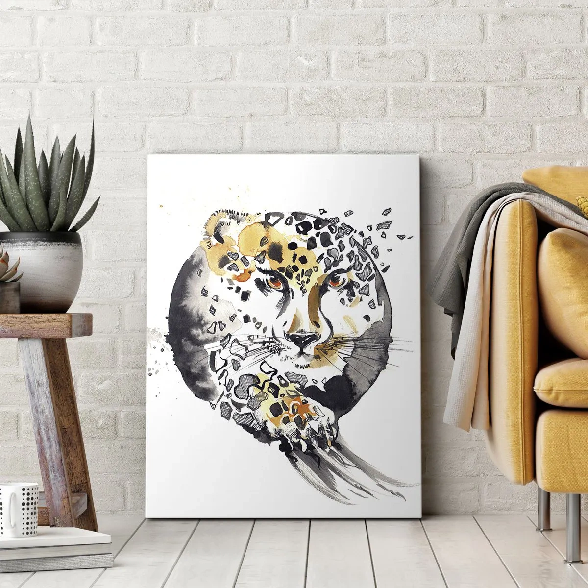 Lærredstryk - Billede på lærred - Rovdyrisk skønhed - 50x70 cm
