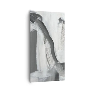 Lærredstryk - Billede på lærred - Med beslutsom bevægelse - 65x120 cm